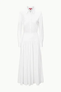 Poplin Shop|Dresses<STAUD ROCCO DRESS WHITE