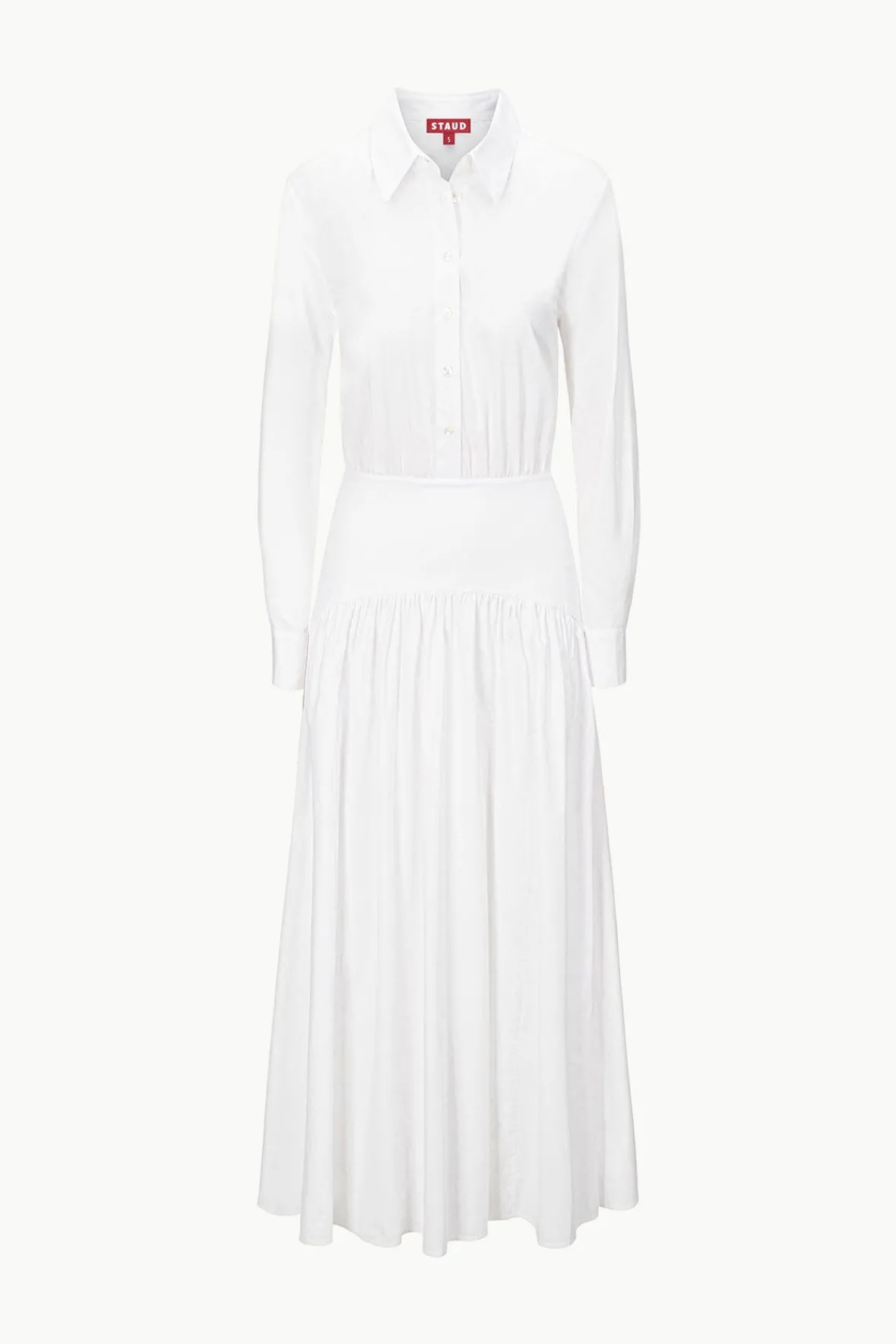 Poplin Shop|Dresses<STAUD ROCCO DRESS WHITE
