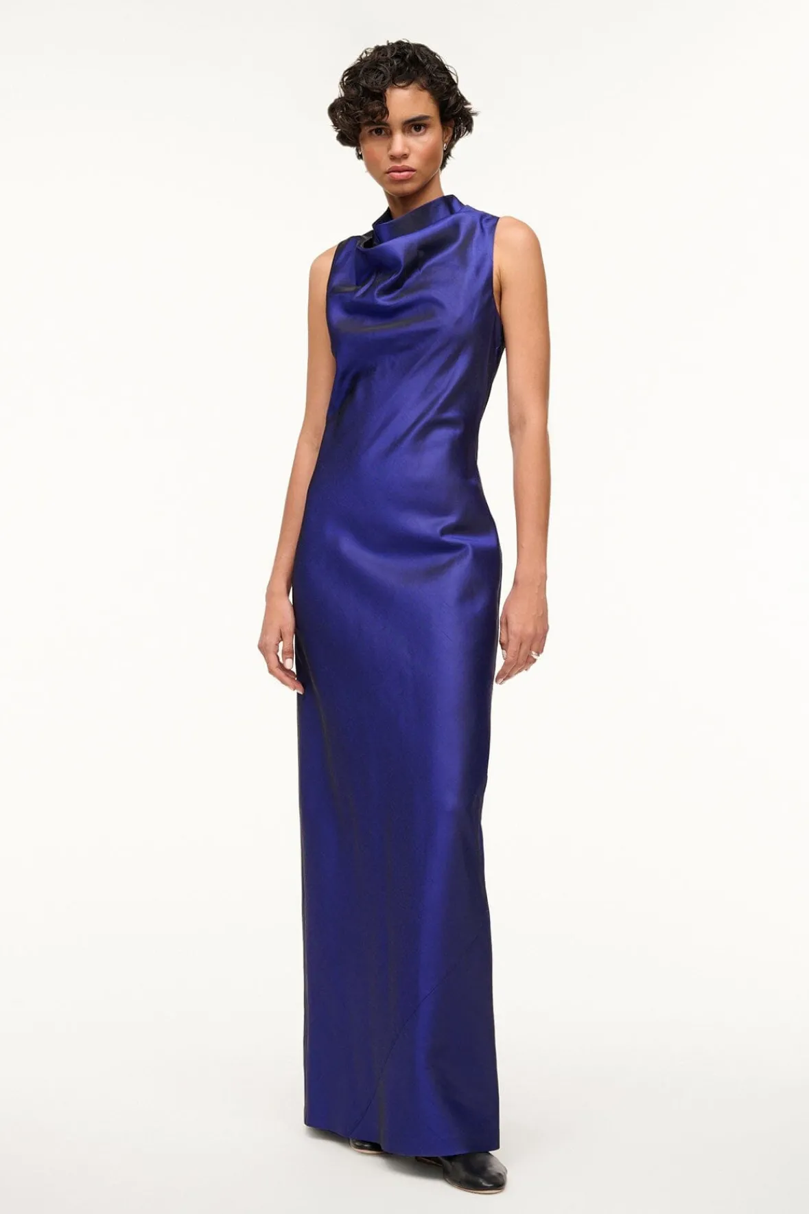 The Evening Edit|Dresses<STAUD ROCHELLE DRESS VIOLET