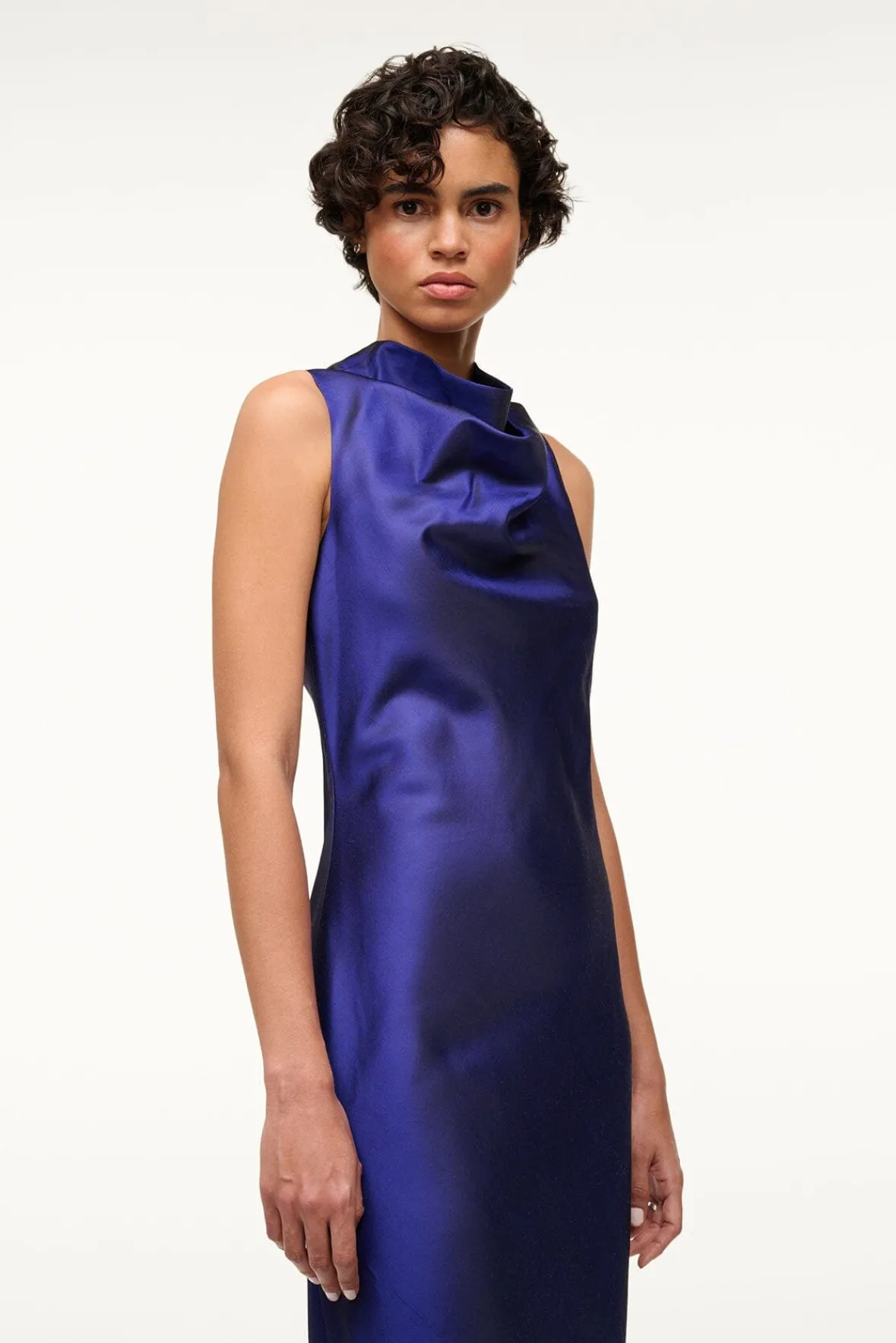 The Evening Edit|Dresses<STAUD ROCHELLE DRESS VIOLET