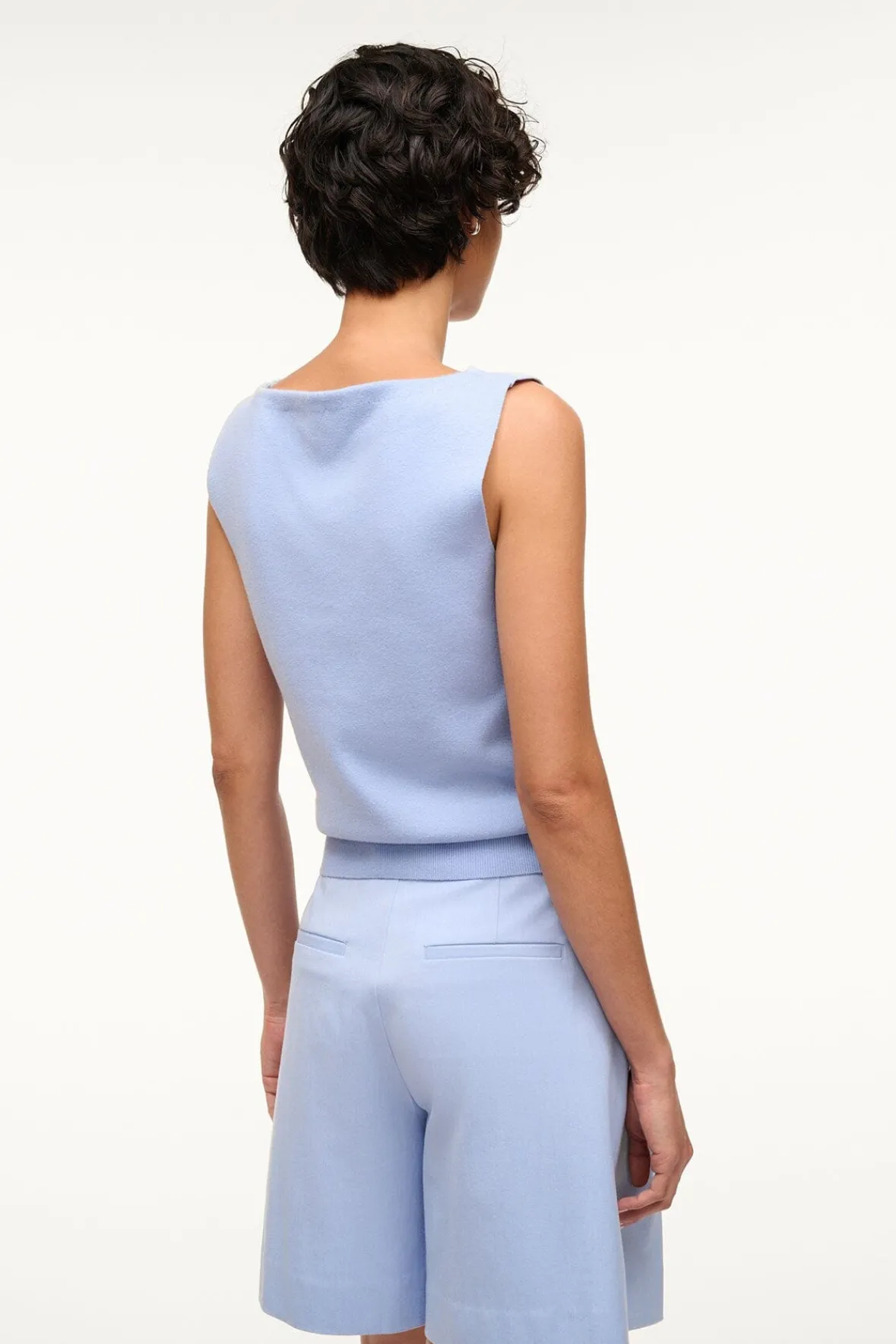 Knits|Tops<STAUD ROCKI SWEATER PERIWINKLE