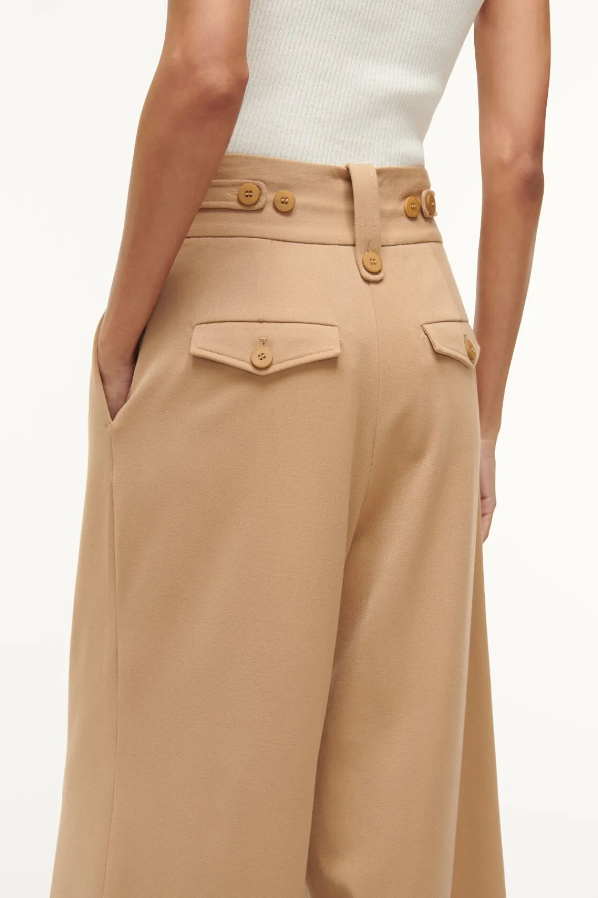 Essentials|Spring Suiting<STAUD RUTH PANT CAMEL