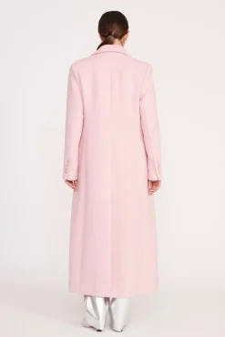 Best Sellers|Essentials<STAUD SANZA COAT PINK SORBET PINKSORBET
