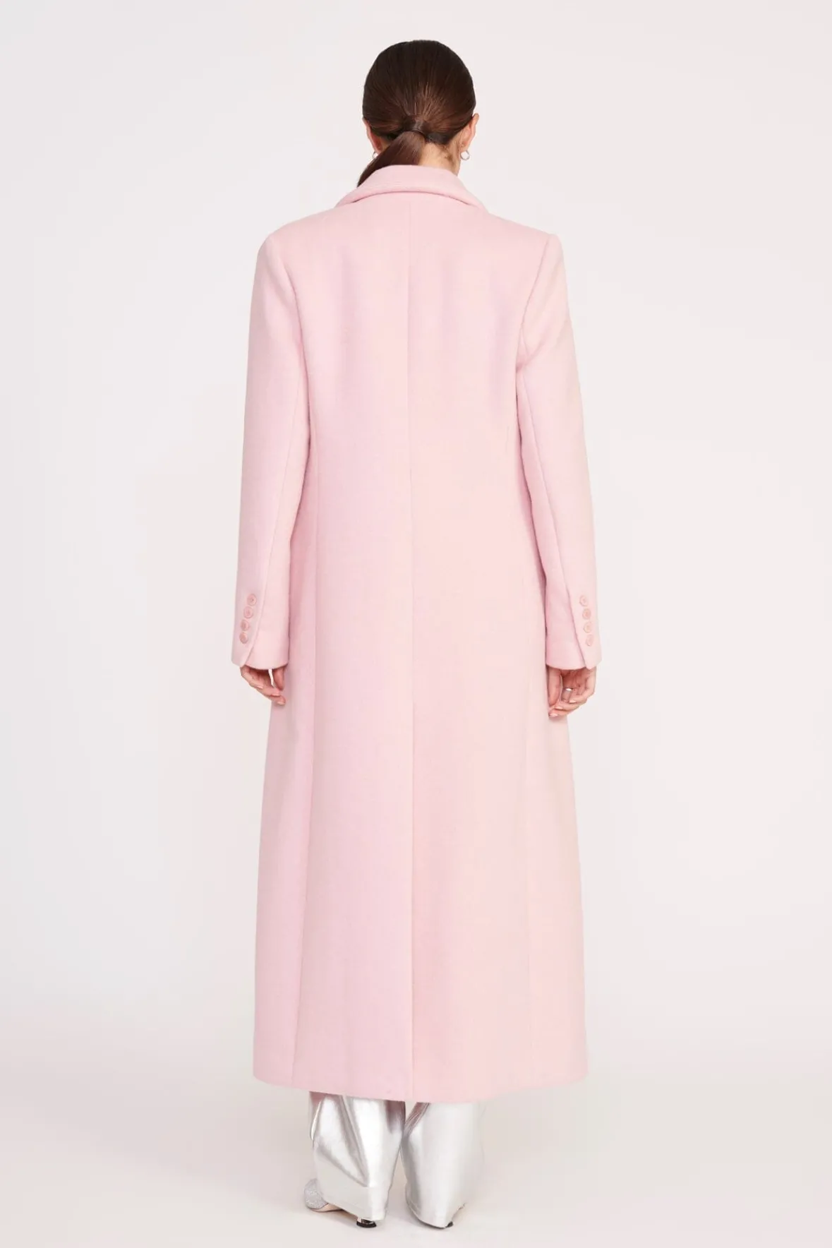Best Sellers|Essentials<STAUD SANZA COAT PINK SORBET PINKSORBET