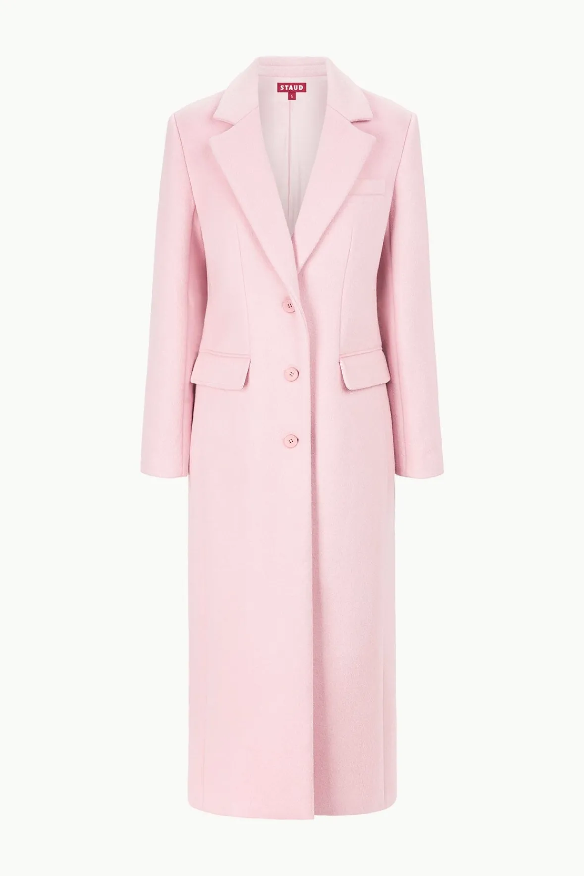 Best Sellers|Essentials<STAUD SANZA COAT PINK SORBET PINKSORBET