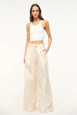 The Evening Edit|STAUD Bride<STAUD SASHA PANT   IVORY