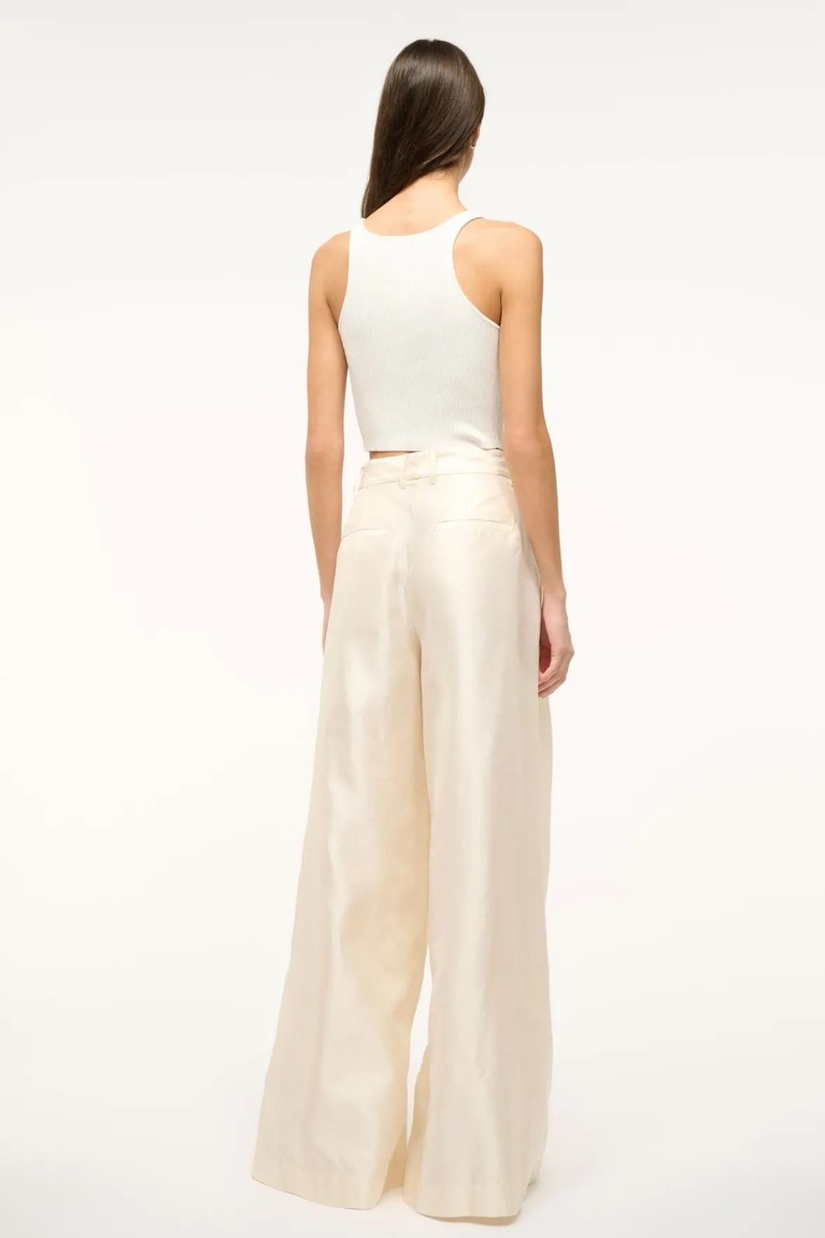 The Evening Edit|STAUD Bride<STAUD SASHA PANT IVORY