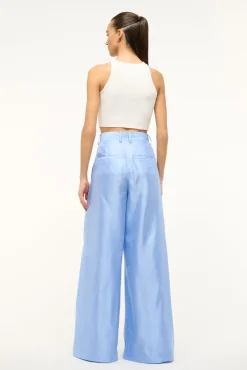 The Evening Edit|Pants & Shorts<STAUD SASHA PANT   PERIWINKLE