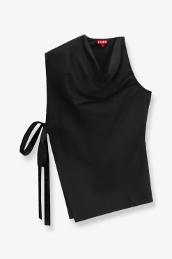 Poplin Shop<STAUD SAWYER TOP   BLACK