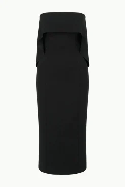Dresses<STAUD SCARLETT DRESS   BLACK
