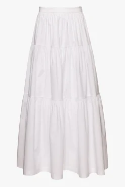 Poplin Shop|Skirts<STAUD SEA SKIRT WHITE