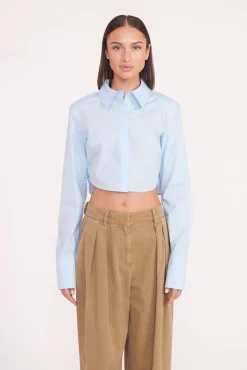 Poplin Shop<STAUD SENECA TOP FRENCH BLUE FRENCHBLUE
