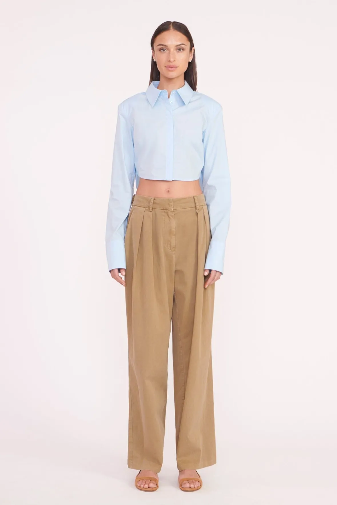 Poplin Shop<STAUD SENECA TOP FRENCH BLUE FRENCHBLUE