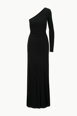 Dresses<STAUD SERENA DRESS BLACK
