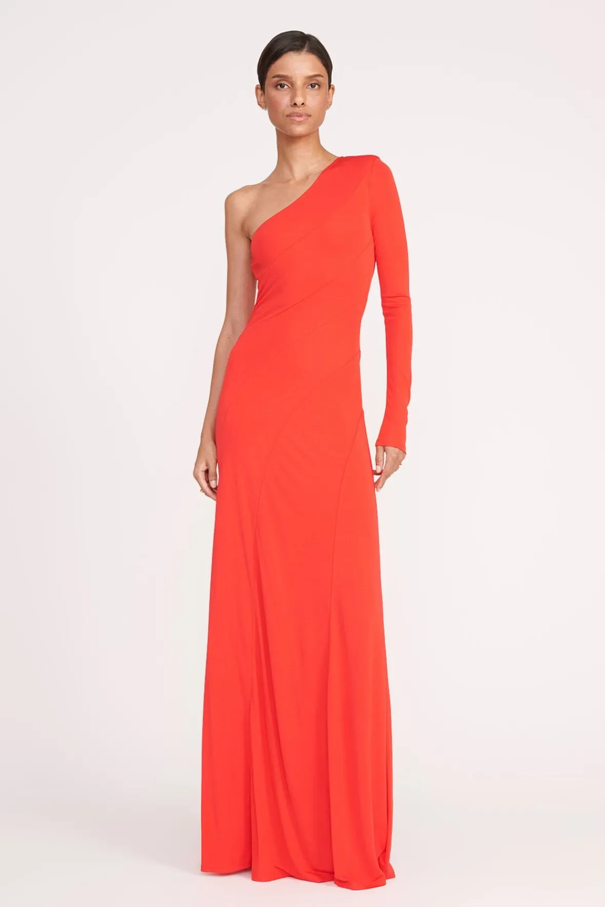 Dresses<STAUD SERENA DRESS RED ROSE REDROSE