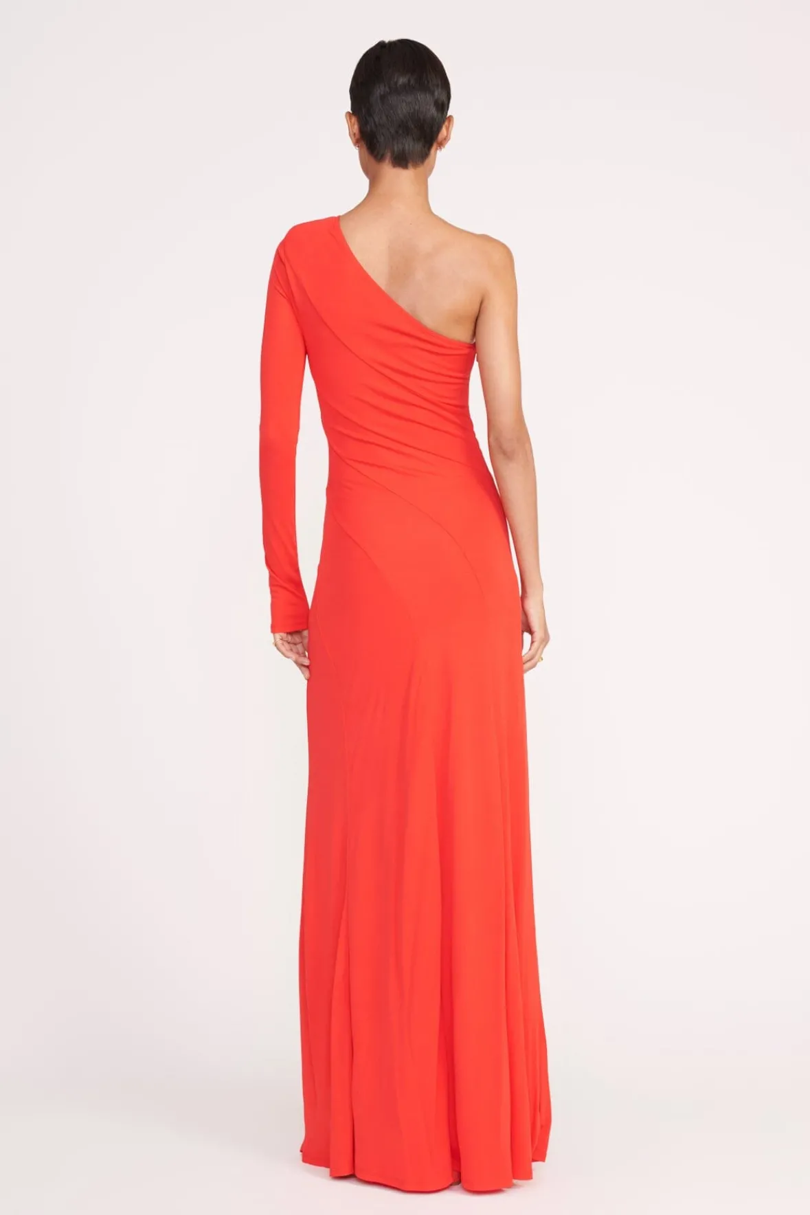 Dresses<STAUD SERENA DRESS RED ROSE REDROSE