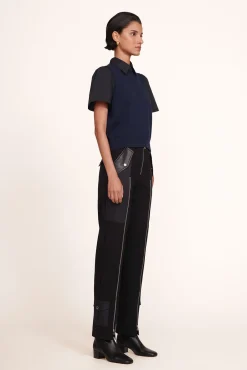 Pants & Shorts<STAUD SESAME PANT   BLACK