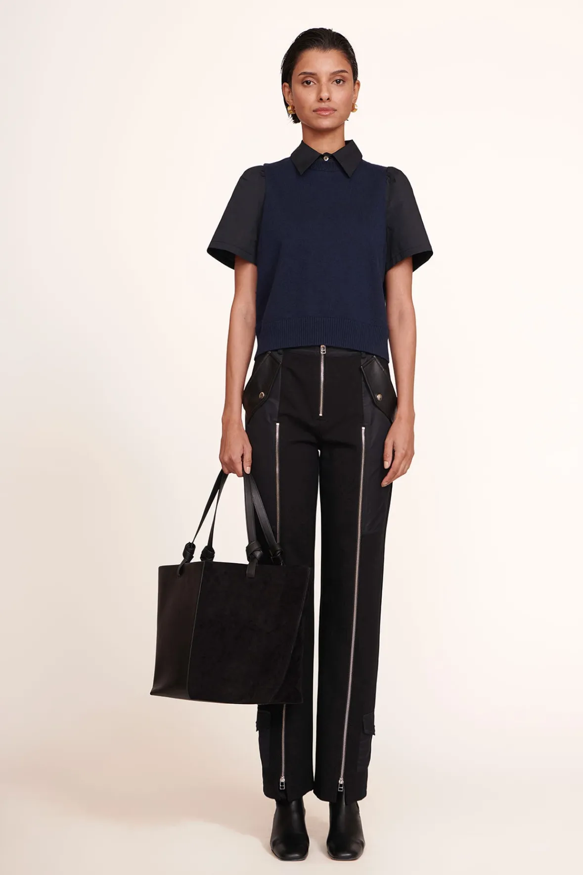 Pants & Shorts<STAUD SESAME PANT BLACK