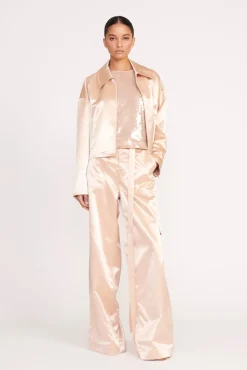 Pants & Shorts<STAUD SHAY PANT   BEIGE
