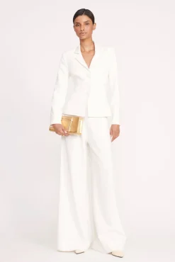 Clutches<STAUD SHIRLEY CONVERTIBLE CLUTCH   GOLD