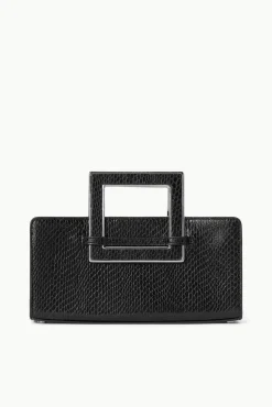 Clutches<STAUD SHIRLEY CONVERTIBLE CLUTCH   BLACK