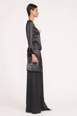 Clutches<STAUD SHIRLEY CONVERTIBLE CLUTCH   BLACK