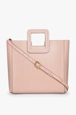 Crossbody|Totes<STAUD SHIRLEY LEATHER BAG BLUSH