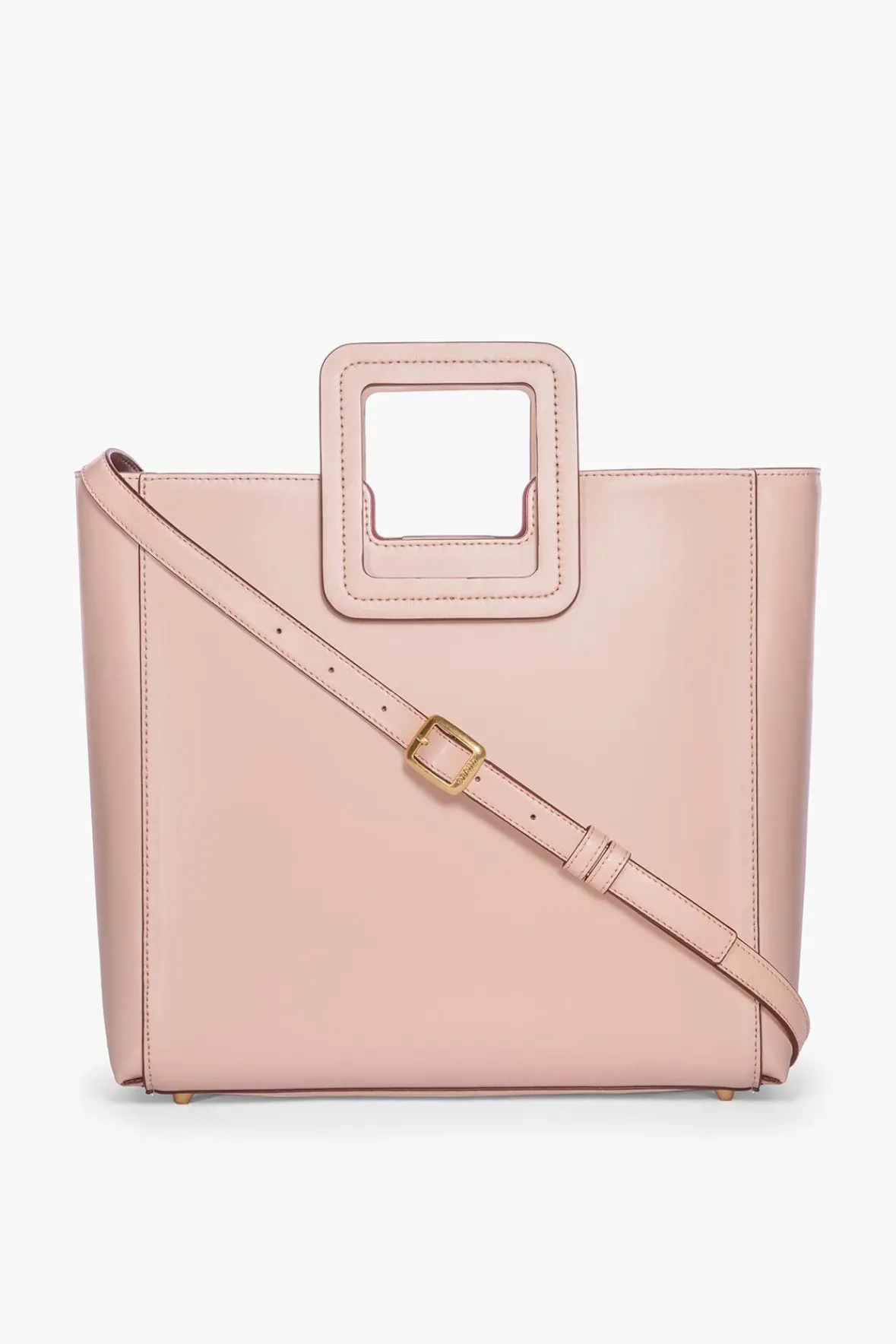 Crossbody|Totes<STAUD SHIRLEY LEATHER BAG BLUSH