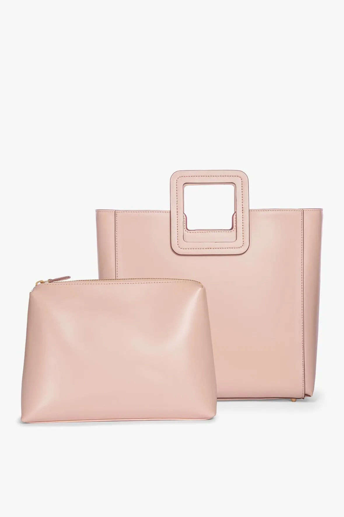 Crossbody|Totes<STAUD SHIRLEY LEATHER BAG BLUSH
