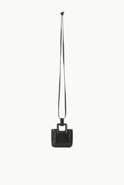 Necklaces|Small Leather Goods<STAUD SHIRLEY MICRO NECKLACE BLACK
