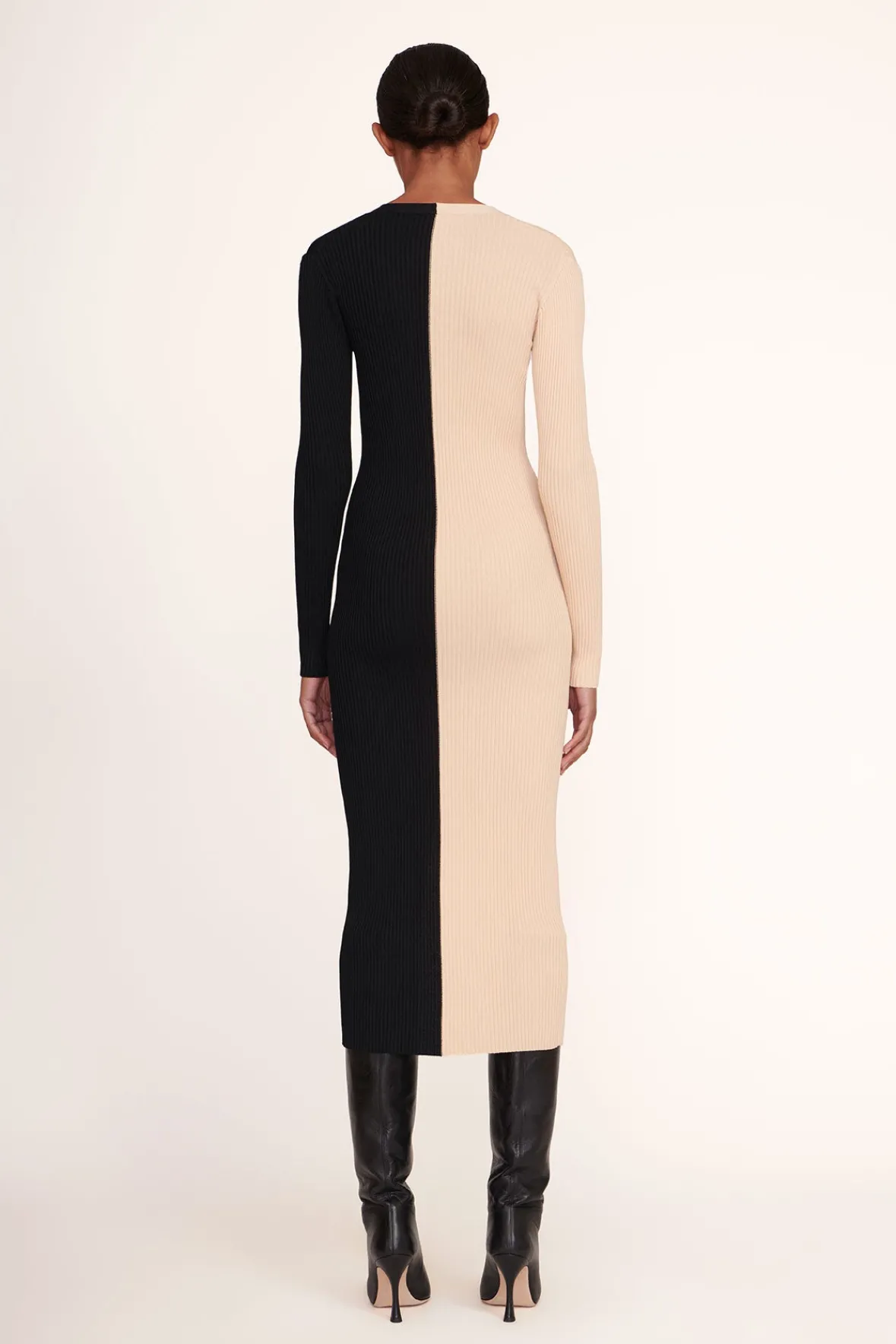 Best Sellers|Dresses<STAUD SHOKO SWEATER BUFF BLACK BUFFBLACK