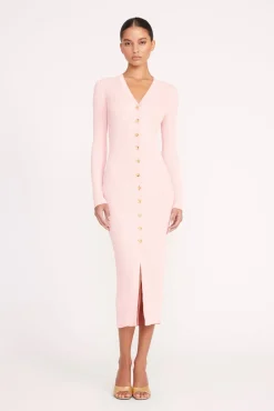 Best Sellers|Dresses<STAUD SHOKO SWEATER CHERRY BLOSSOM CHERRYBLOSSOM