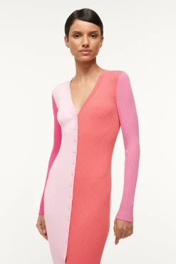 Dresses<STAUD SHOKO SWEATER  FLAMINGO MULTI FLAMINGOMULTI