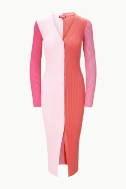 Dresses<STAUD SHOKO SWEATER  FLAMINGO MULTI FLAMINGOMULTI