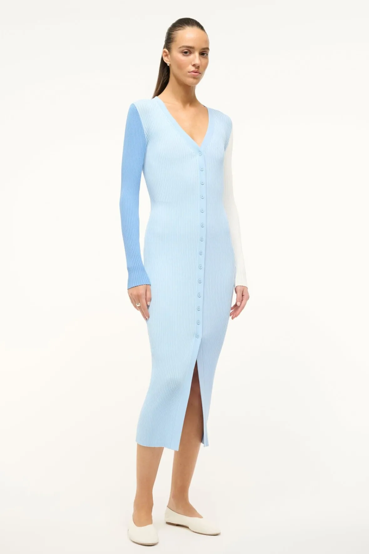 Dresses<STAUD SHOKO SWEATER PERIWINKLE MULTI PERIWINKLEMULTI