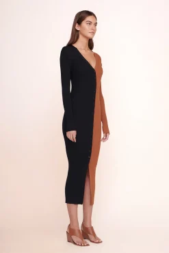 Best Sellers|Dresses<STAUD SHOKO SWEATER  TAN BLACK TANBLACK