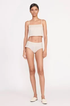 Pants & Shorts<STAUD SHOSHANA SHORT IVORY