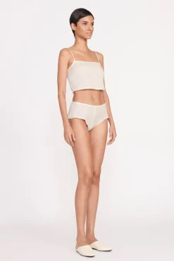 Pants & Shorts<STAUD SHOSHANA SHORT IVORY
