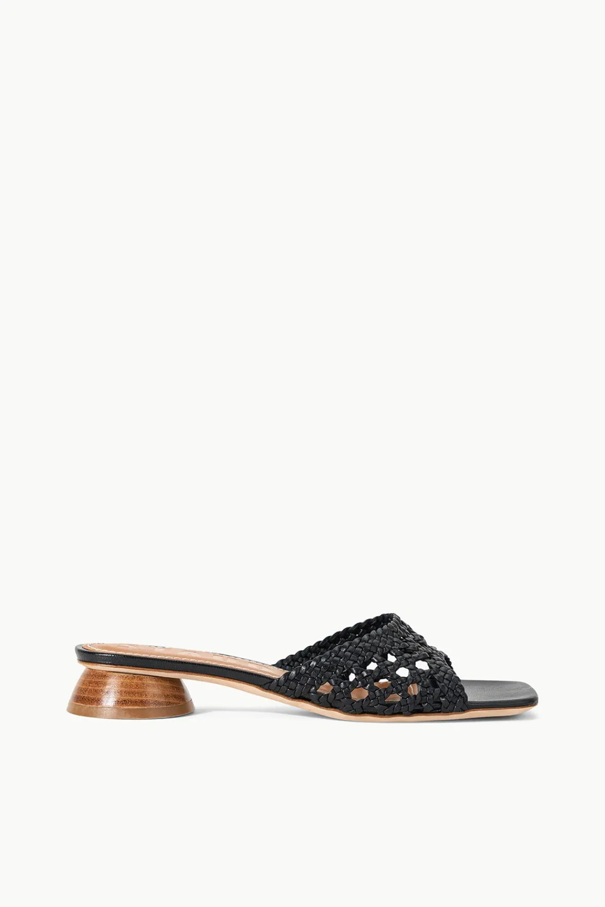 Spring Slides|Heels<STAUD SIMONE CROCHET HEEL BLACK