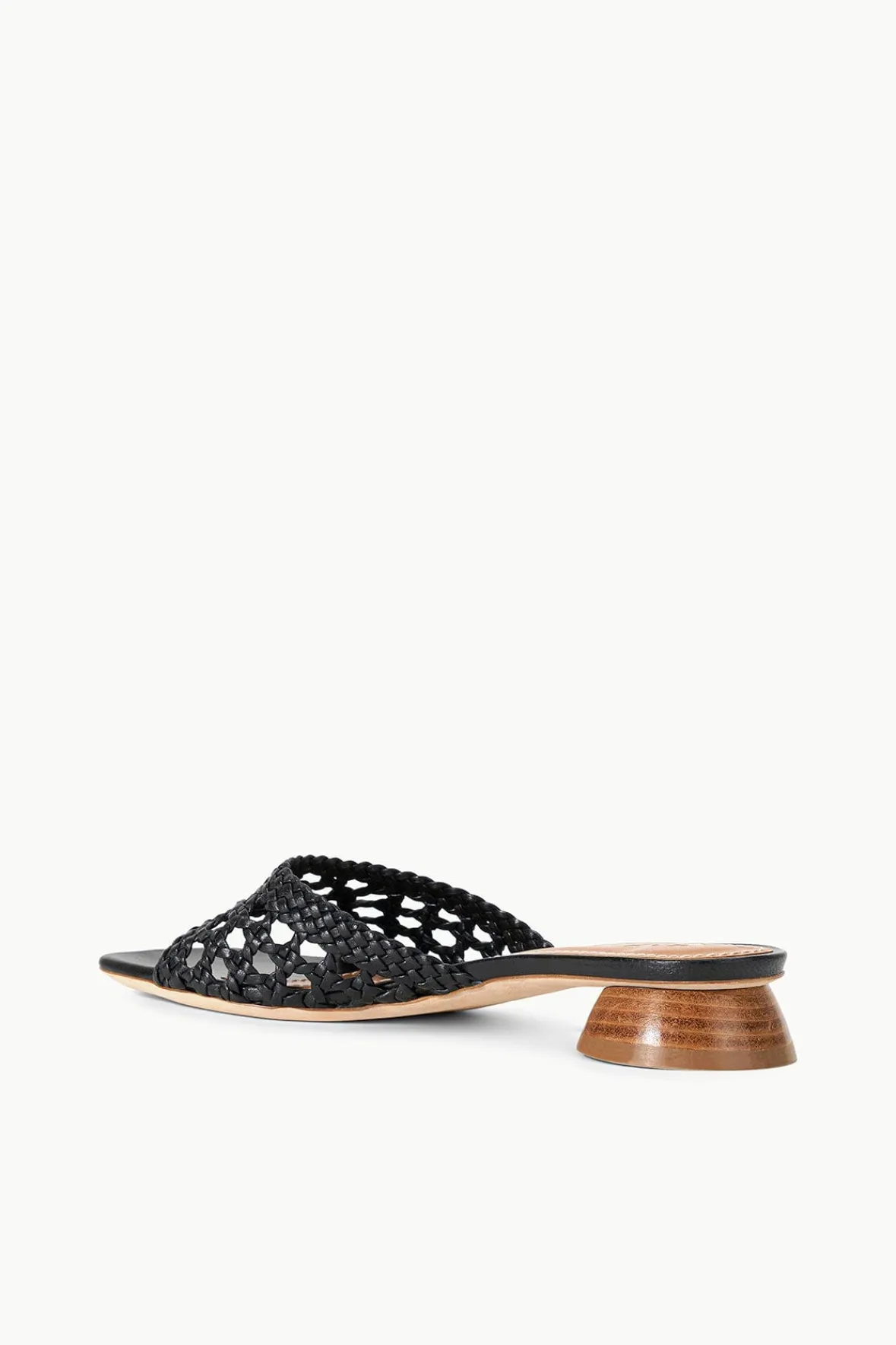 Spring Slides|Heels<STAUD SIMONE CROCHET HEEL BLACK