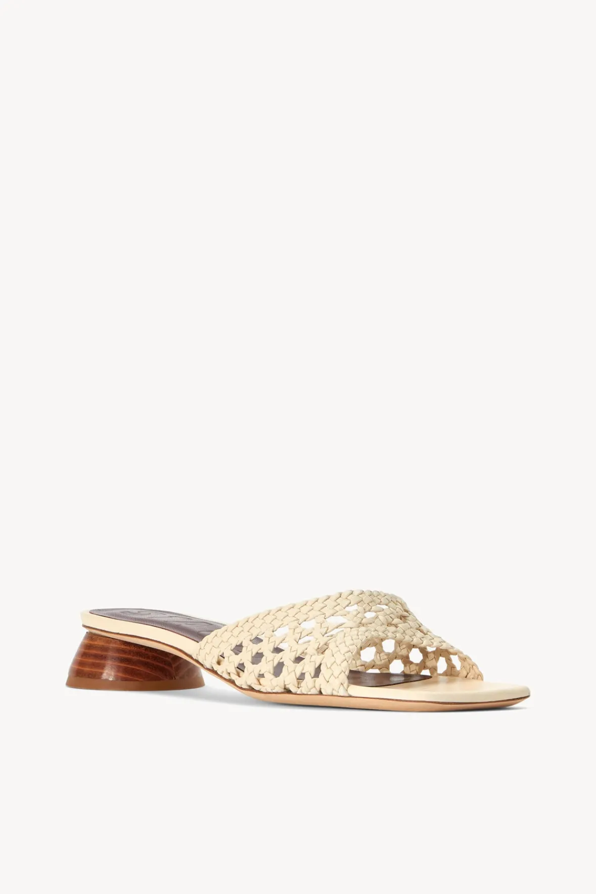 Heels<STAUD SIMONE CROCHET HEEL CREAM