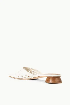 Spring Slides|Heels<STAUD SIMONE CROCHET HEEL   PAPER