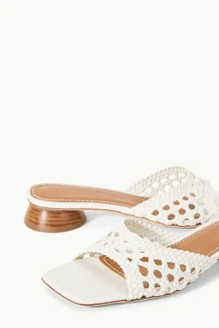 Spring Slides|Heels<STAUD SIMONE CROCHET HEEL   PAPER