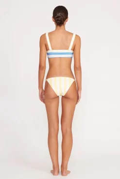Bikinis<STAUD SISLEY STRING BOTTOM BUTTERCUP SEASHORE STRIPE BUTTERCUPSEASHORESTRIPE