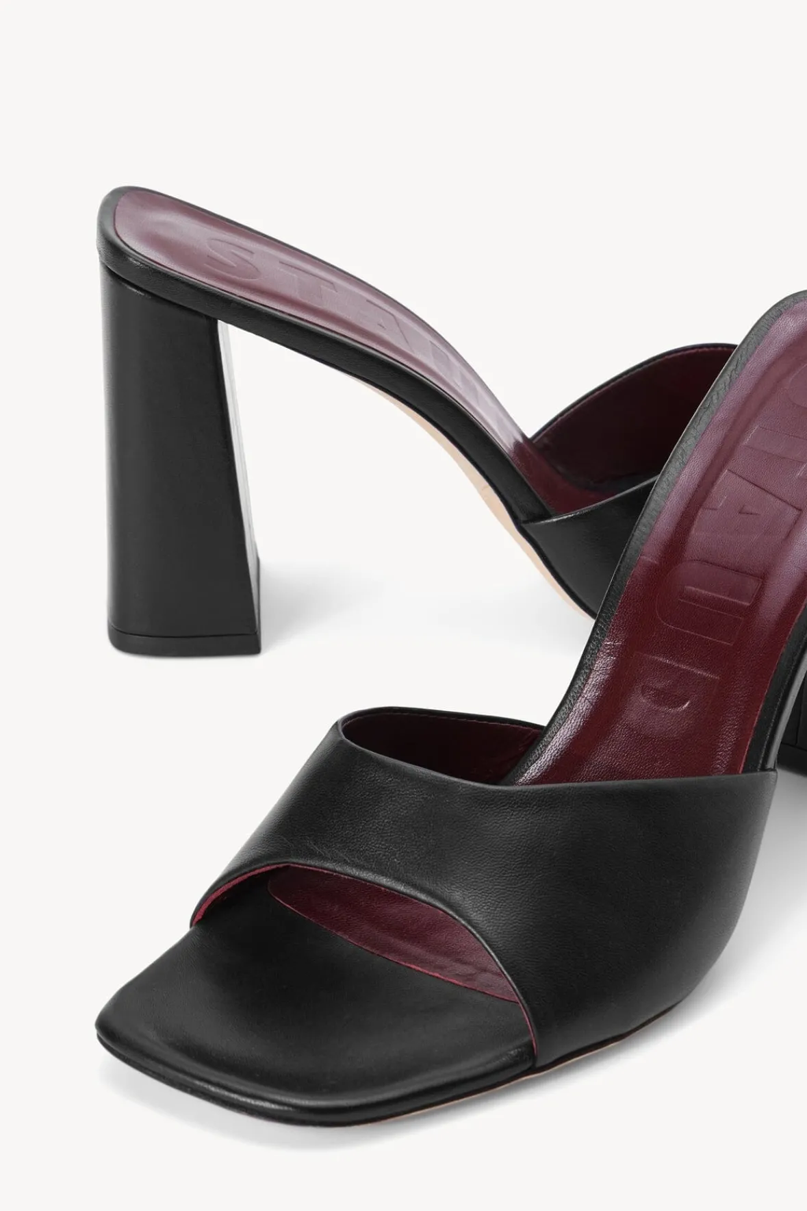 Heels<STAUD SLOANE HEEL BLACK