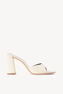 Heels<STAUD SLOANE HEEL   CREAM