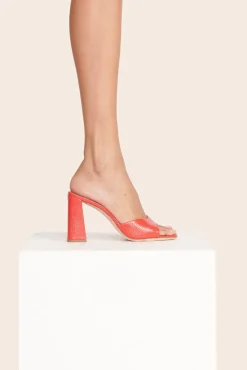 Heels|The Evening Edit<STAUD SLOANE HEEL  RED ROSE REDROSE