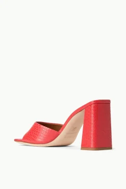 Heels|The Evening Edit<STAUD SLOANE HEEL  RED ROSE REDROSE
