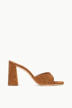 Heels|The Evening Edit<STAUD SLOANE HEEL   SUEDE TAN