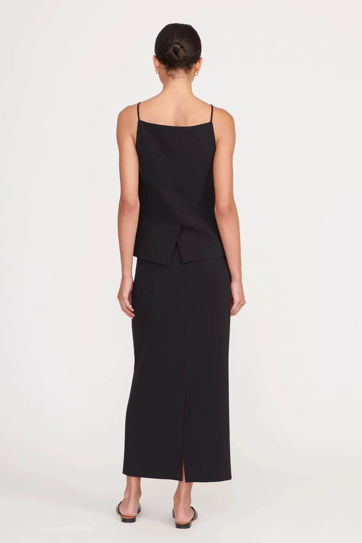 Skirts<STAUD SMITH SKIRT BLACK
